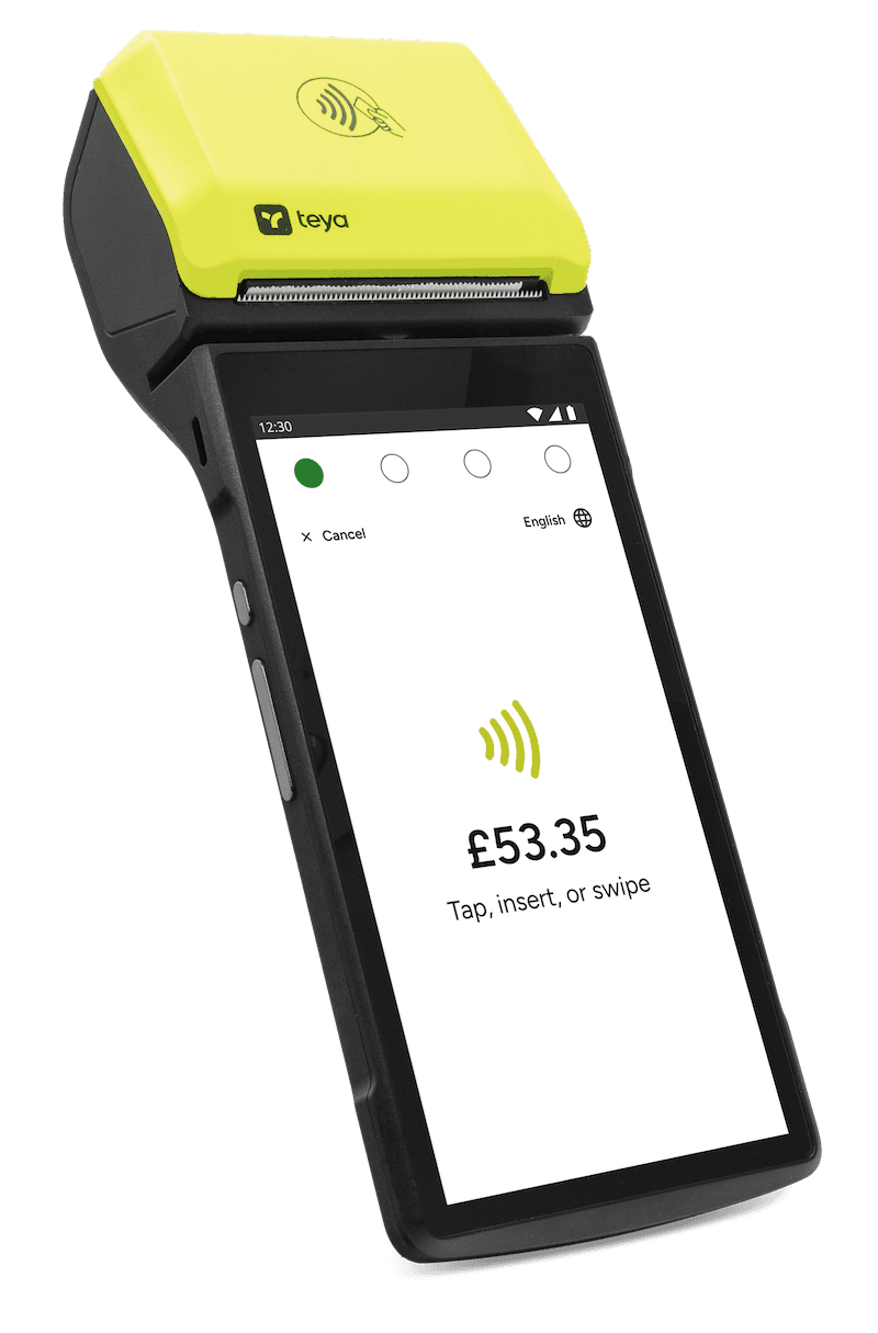 Seamless POS on iPad with an integrated Teya card terminal